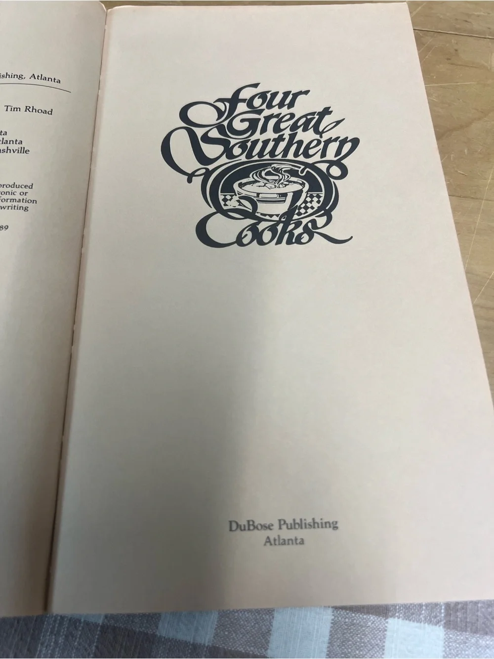 Vintage four great southern cooks cookbook paperback recipes